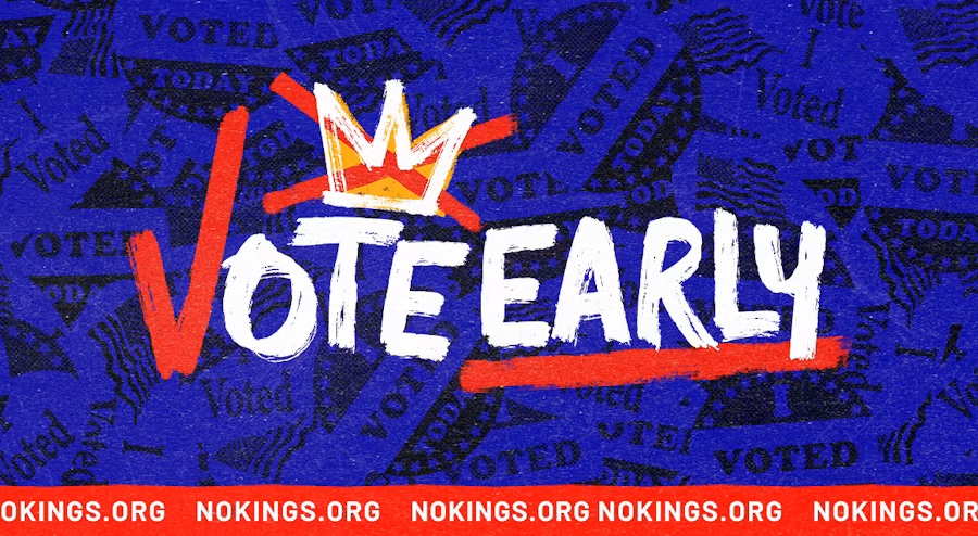 No Kings: Vote Early Angels Camp